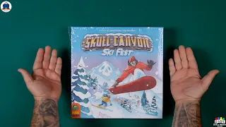 UNBOXING - SKULL CANYON: Ski Fest - Board Games - #indabox