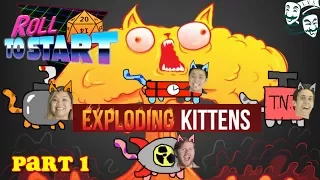 Roll To Start - Exploding Kittens! Game Session