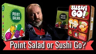 Point Salad vs Sushi Go! Which one will we order from the menu?