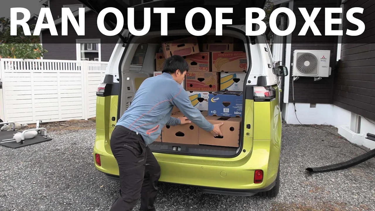 VW ID Buzz banana box test