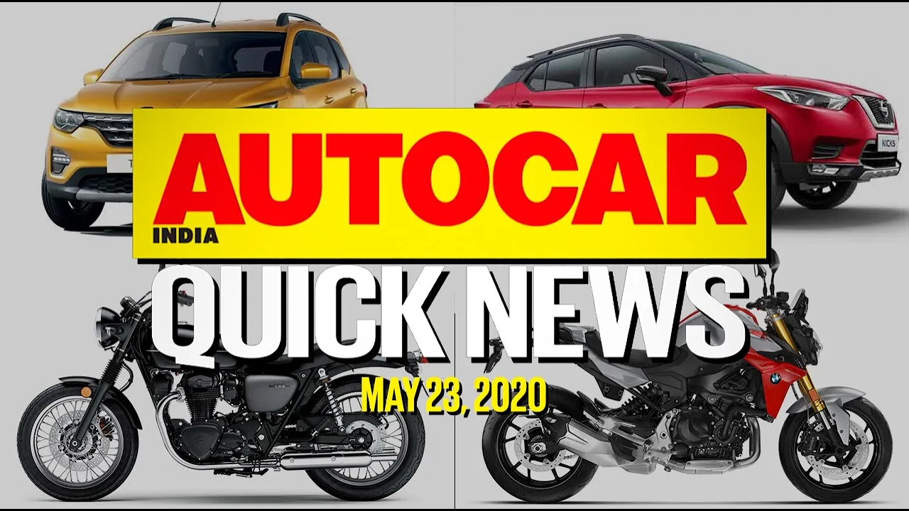 Nissan Kicks Turbo, Renault Triber AMT, BMW F900 twins and more | Quick News | Autocar India