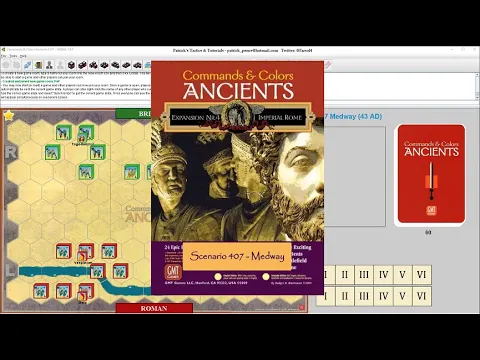 Commands & Colors: Ancients Tutorial Playthrough - Scenario 407 Medway