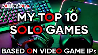 My Top 10 Solo Board Games (Based on Video Game IPs)