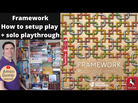 Framework solo playthrough - how to setup play and review by AmassGames 