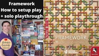 Framework solo playthrough - how to setup play and review by AmassGames