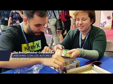 Unboxing Expansión de The Red Cathedral - Contractors