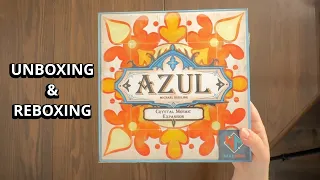 Azul: Crystal Mosaic Board Game - Quick Look - What's Inside the box - Unboxing & Reboxing