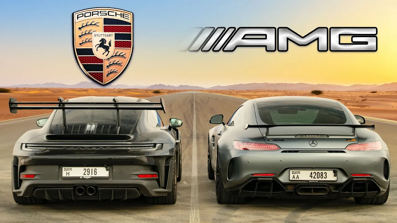 911 GT3 RS v AMG GT R: DRAG RACE