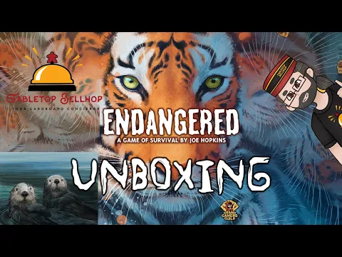 Endangered Unboxing, A board game about trying to save endangered species