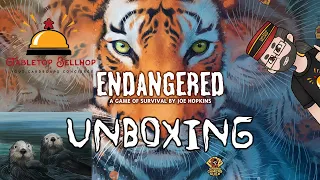 Endangered Unboxing, A board game about trying to save endangered species
