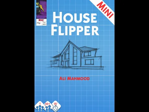 Mini House Flipper Board Game Unboxing by Chris Scaffidi