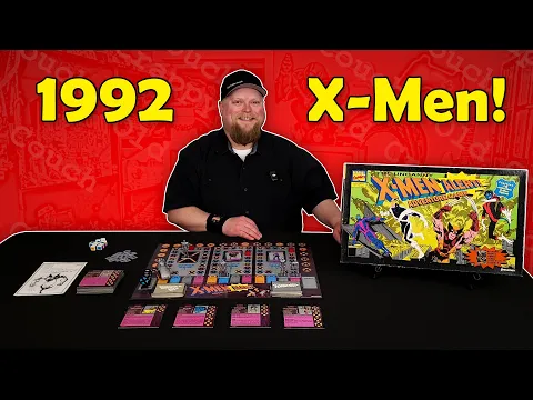The Uncanny X-Men Alert Adventure Board Game Review - Pressman 1992