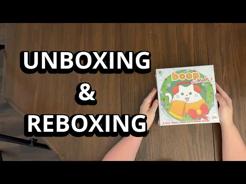 Boop the Halls - A Quick Look Unboxing & Reboxing - What's in the Box?