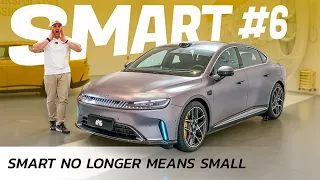 Smart Built a Sedan?! Quick First Look at the Smart #6 EHD