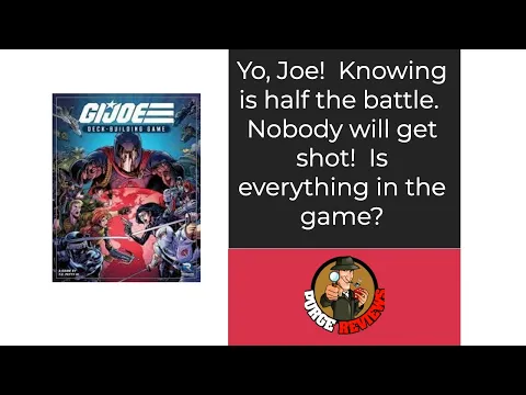 GI Joe Deck Building Game by Purge Reviews: Does this add anything new to Deck Building?