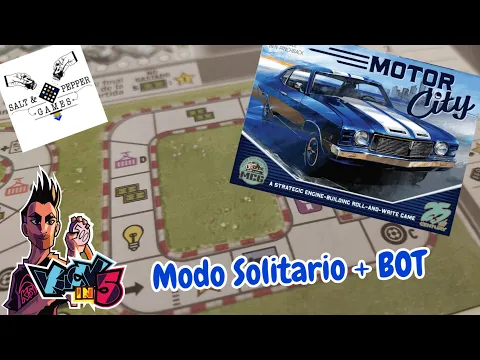 Motor City - Tutorial solitario - Explicación del BOT