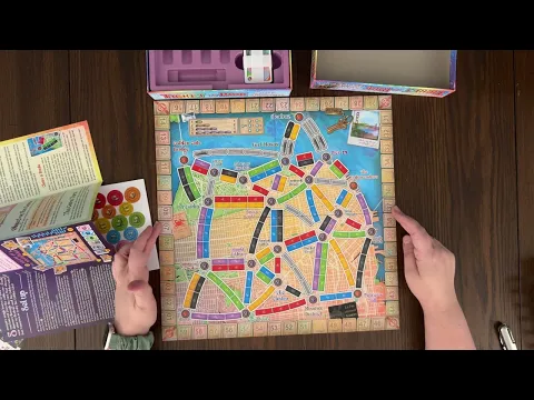 Ticket To Ride: San Francisco Board Game - Unboxing and Reboxing