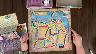 Ticket To Ride: San Francisco Board Game - Unboxing and Reboxing