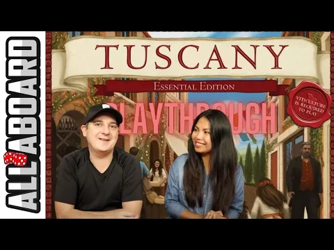 VITICULTURE with TUSCANY Expansion | Board Game | 2-Player Playthrough | A Wine for All Seasons