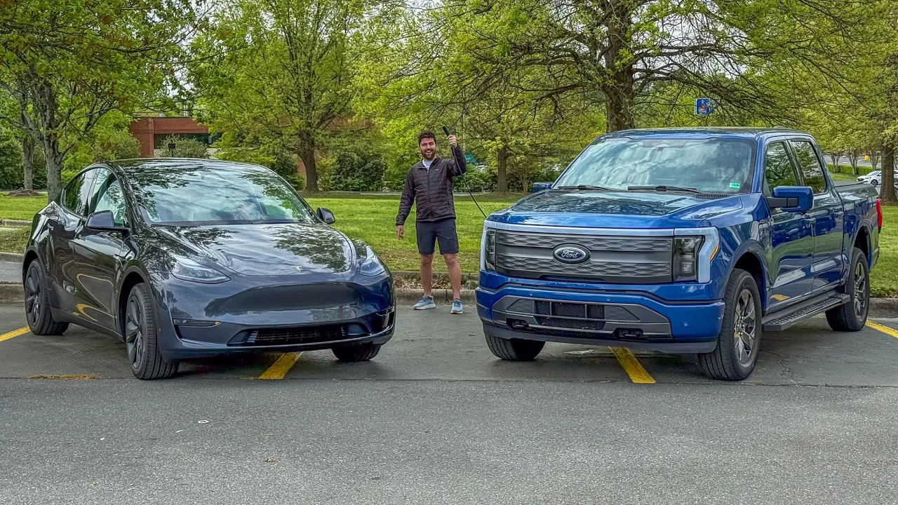 Putting Pro Power To the Test! Charging My Tesla From My F150 Lightning