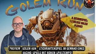Preview: Golem Run - Stichkartenspiel im Gewand eines Racing-Spiels mit hohem Spieltempo!