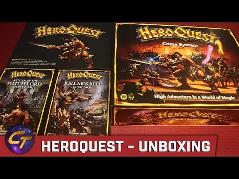 HeroQuest (Mythic Tier Pledge) - Unboxing // Cosmic Tavern