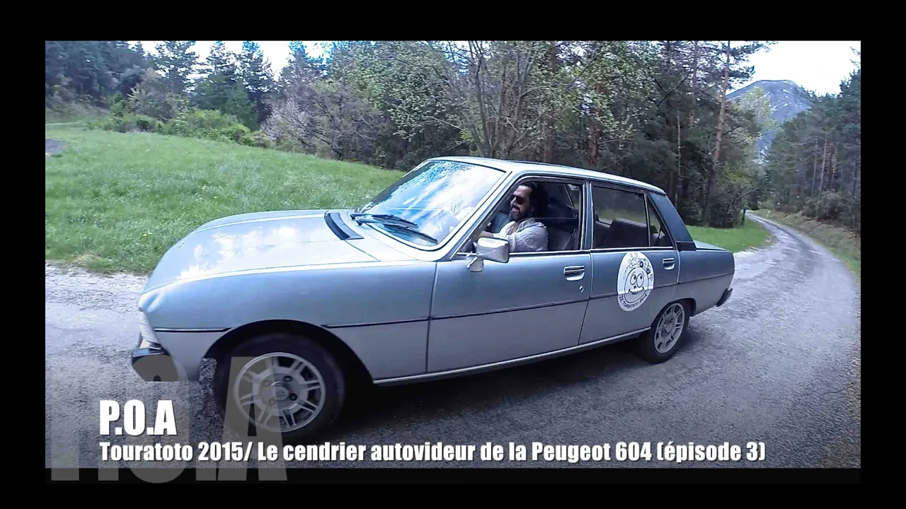 Peugeot 604 : le cendrier autovideur - Touratoto 2015 3/10