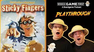Langfinger playthrough by Which Game First: A Board Game Podcast