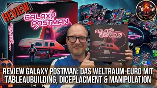 Review Galaxy Postman: das Weltraum-EURO mit Tableaubuilding, Diceplacment & Manipulation