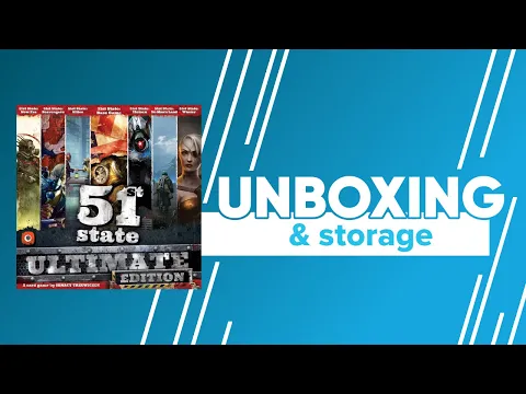 51st State Ultimate Edition Unboxing & Reboxing | @trzewik @PortalGamesUS