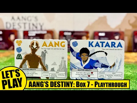 AVATAR the LAST AIRBENDER: AANG's DESTINY Deck Building Game Playthrough Box 7 | The OP