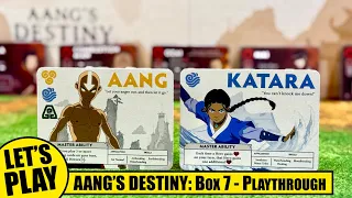 AVATAR the LAST AIRBENDER: AANG's DESTINY Deck Building Game Playthrough Box 7 | The OP