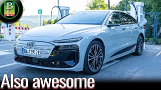 Audi A6 E-Tron Performance RWD (95kWh) - 110 km/h (68mph) range test