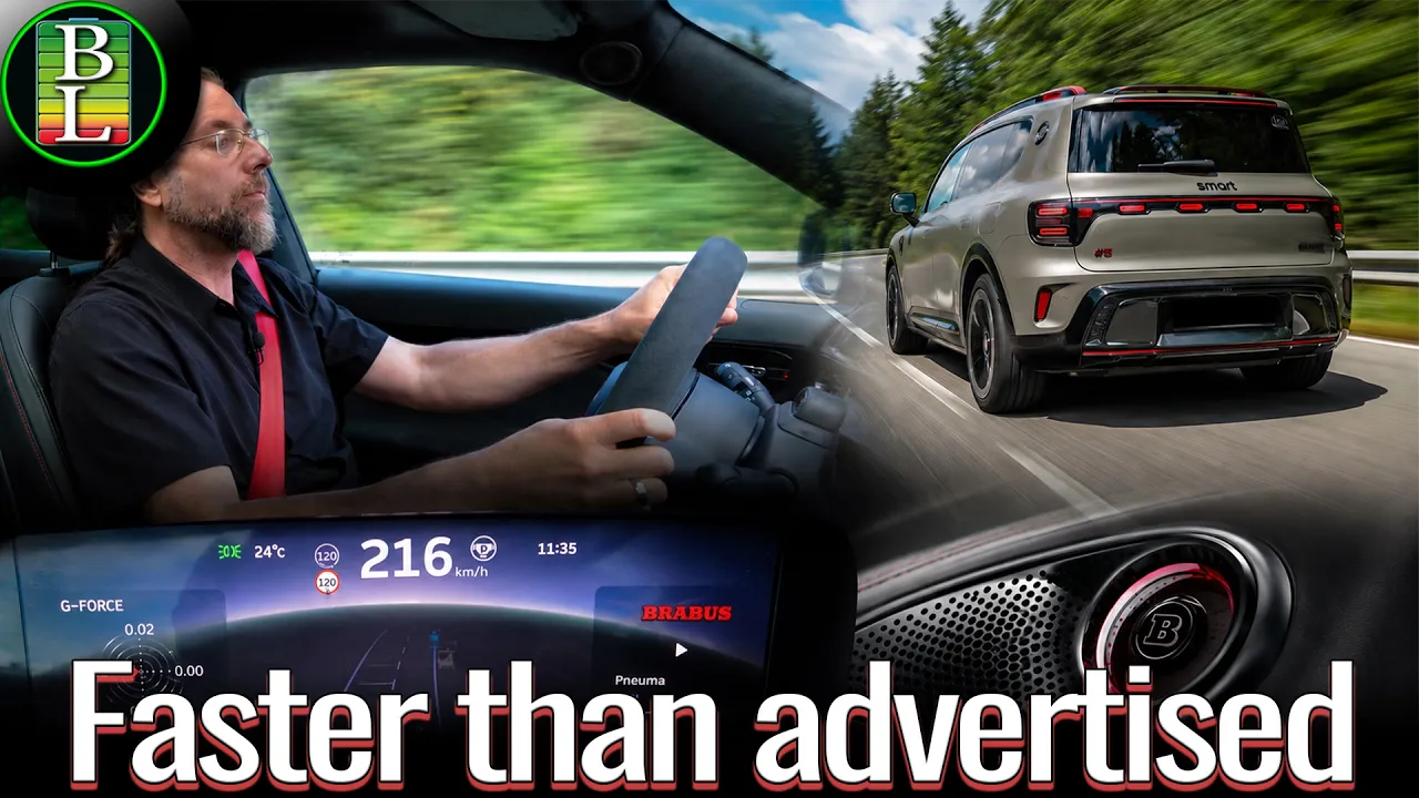 Smart #5 BRABUS Acceleration Test! 646 HP, Rocket Launch & 0-100 km/h Verified?