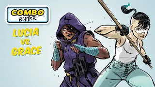 Lucia vs. Grace - Combo Fighter Gameplay