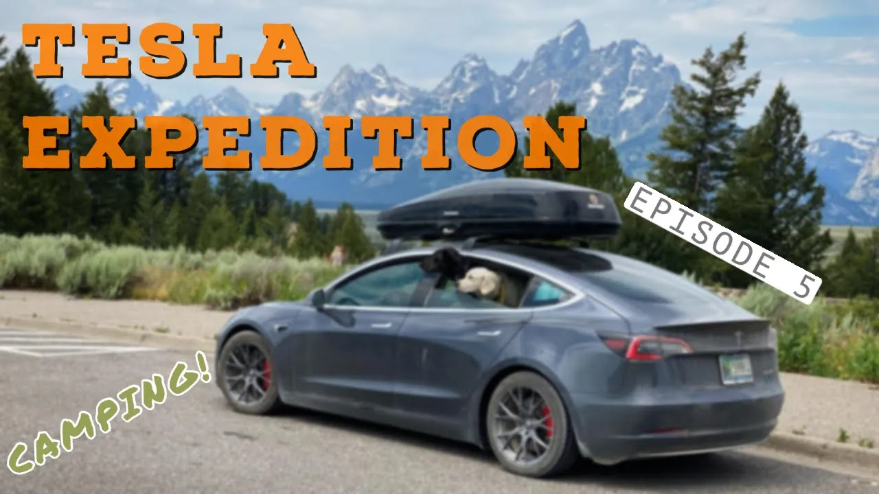 Tesla Camping In National Parks And Road Trip - Montana to Utah