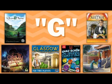 Reviewing All of Our "G" Games