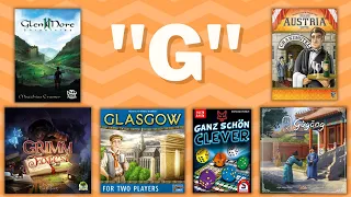 Reviewing All of Our "G" Games