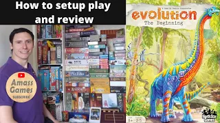 How to play Evolution: The Beginning board game AmassGames #climate #science #boardgame #tabletop