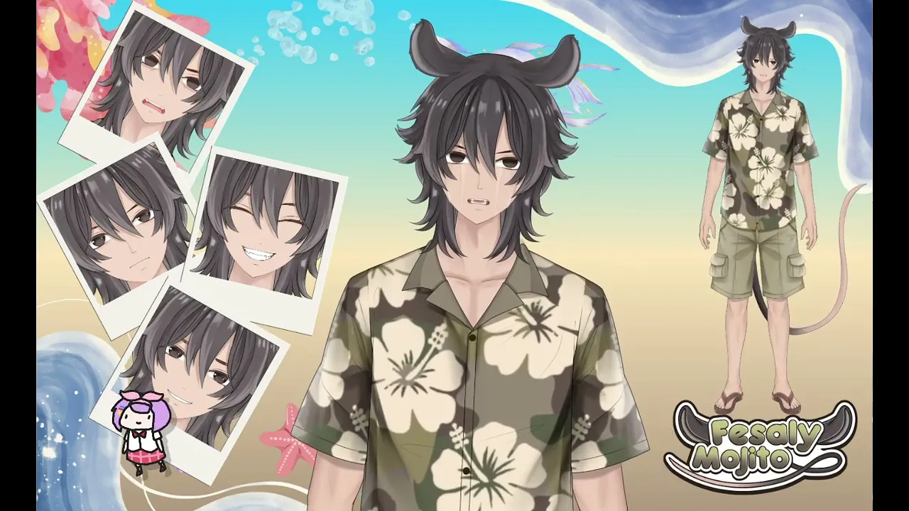 Splash Art Commission by Akeno Arata || VTuber Artist & Rigger ...