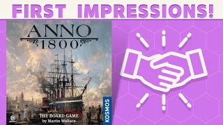 Anno 1800: The Board Game - First Impressions!