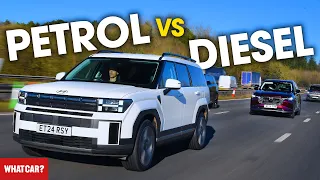 HYBRID vs DIESEL car – which is REALLY better? Hyundai Santa Fe vs Mazda CX-80 review | What Car?