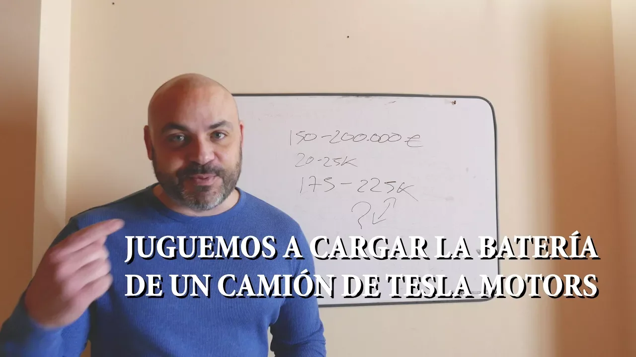 La batería del camión TESLA Semi: Vamos a jugar a un juego...