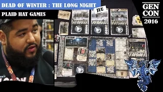GenCon 2016 - Jeu Dead of winter : the long night - Plaid Hat Games - VOSTFR
