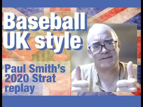 UK baseball fan Paul Smith running 2020 MLB replay with Strat-O-Matic #MLB #Baseball #boardgames