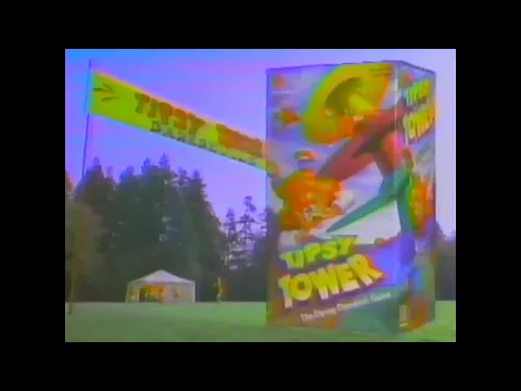1992 Tipsy Tower Milton Bradley Board Game Commercial