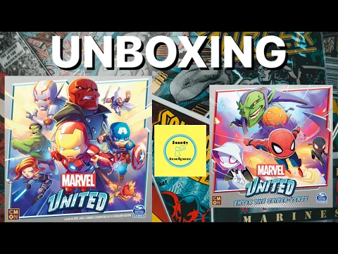 Marvel United and Marvel: Enter the Spider-verse - UNBOXING