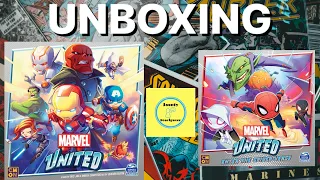 Marvel United and Marvel: Enter the Spider-verse - UNBOXING