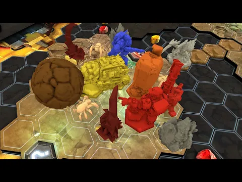 DGA Plays Board Games: Deep Rock Galactic - M3: Escort Duty via TTS (w/ Space Rig Expansion)