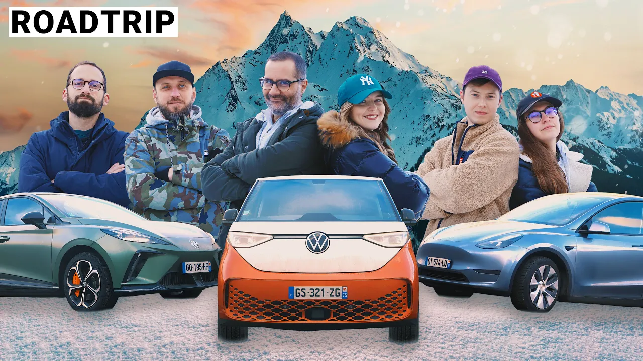 L'enfer en voitures électriques à la montagne ? On relie 10 stations de ski dans les Alpes !